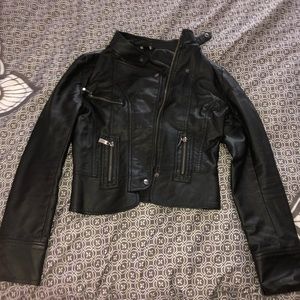Faux Leather Jacket